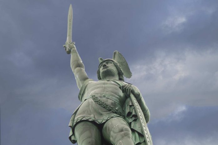 Arminius Hermann der Etrusker Hermannsdenkmall QF P1920 Quelle Source Pixabay gemeinfrei Download 2018-09-26 SP