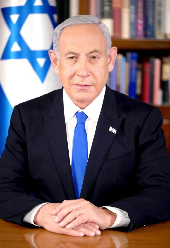 Benjamin Netanyahu. Foto: Avi Ohayon / Ufficio stampa del governo israeliano, CC BA-SA 3.0, scattata nel 2023
