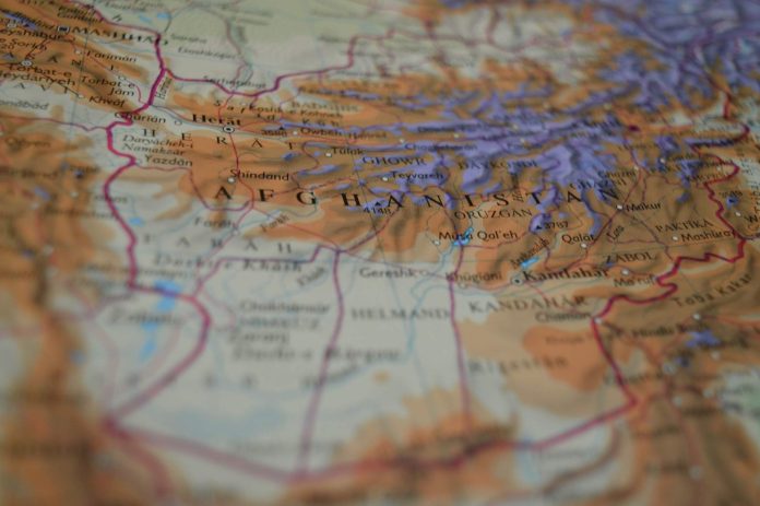 Una mappa dell'Afghanistan. Fonte: Pixabay, foto: ErikaWittlieb