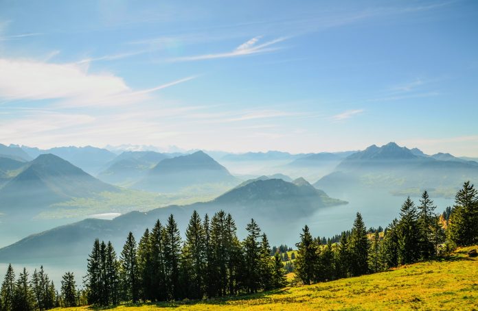 Bürgenstock nelle Alpi della Confederazione Svizzera. Fonte: Pixabay